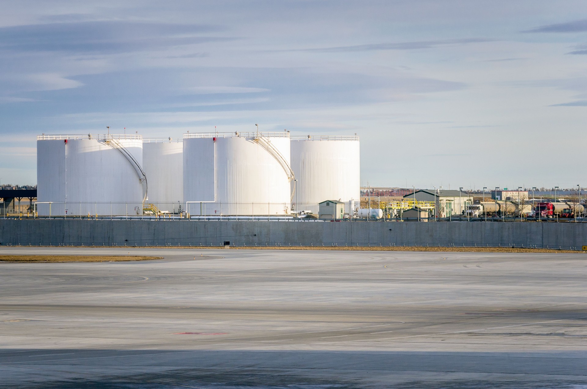 Fuel Storage Tanks in an Airport